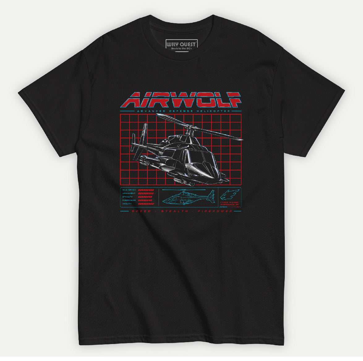 Camiseta Retro Air Wolf