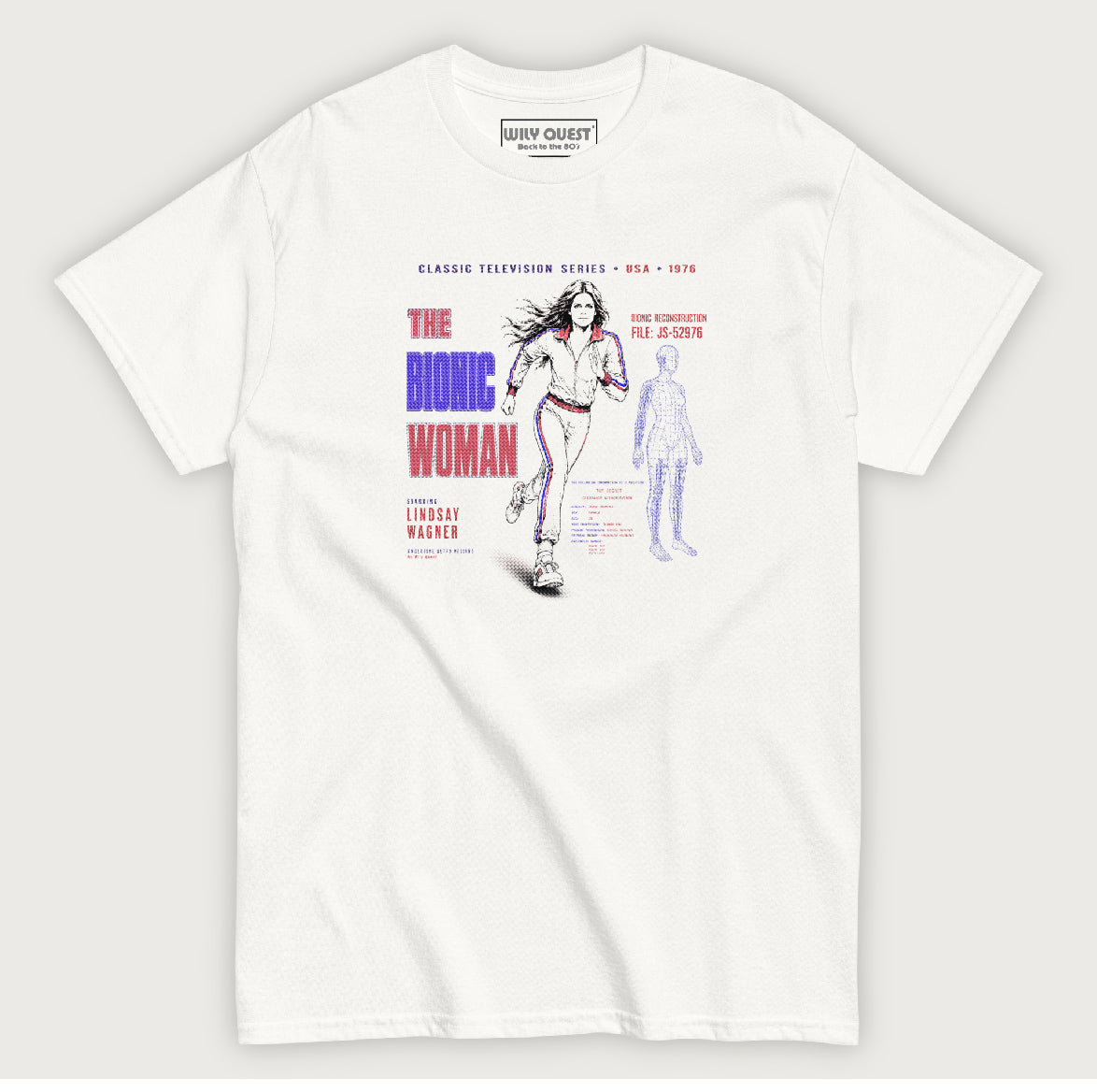 Camiseta Retro La Mujer Biónica