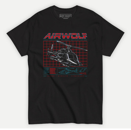 Camiseta Retro Air Wolf